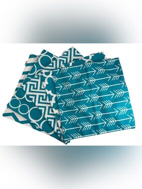 Beach Cottagecore Geometric Set of 5 Pillow Covers NWOT